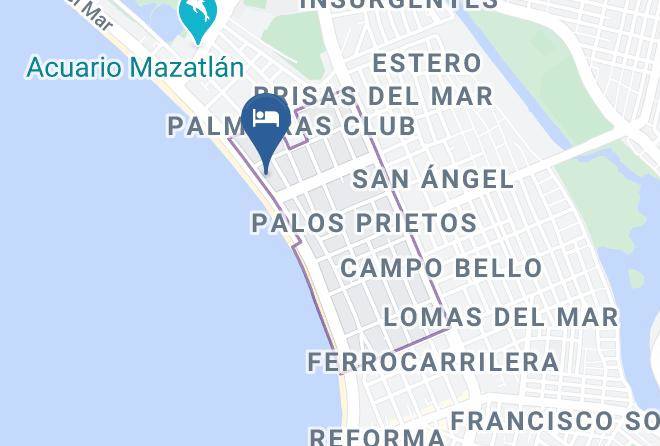 Mazatlan - Hotel Club Playamar Maps