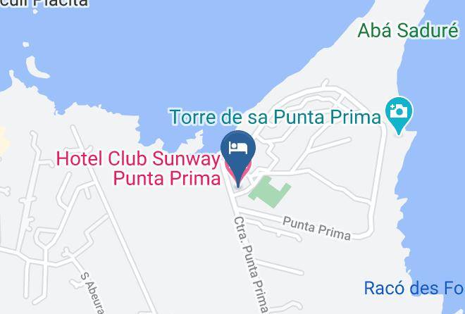 Baleares - Hotel Club Sunway Punta Prima Maps