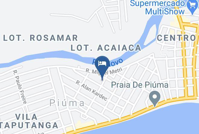 Piuma - Hotel Clube Monte Agha Maps
