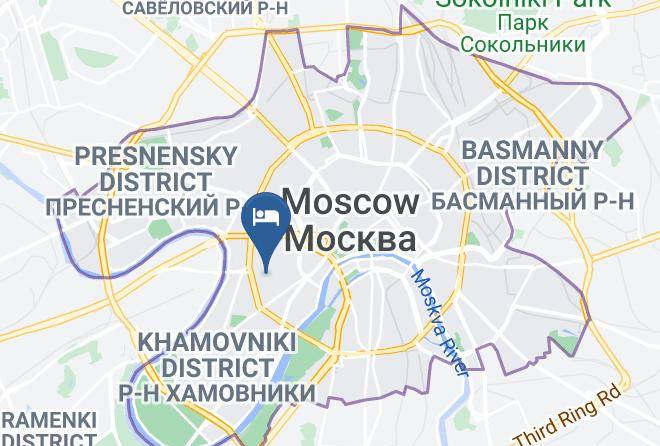 Moscow - Otel' Trefen Arbat Maps