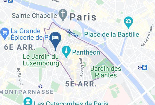 Hotel Cluny Sorbonne Map