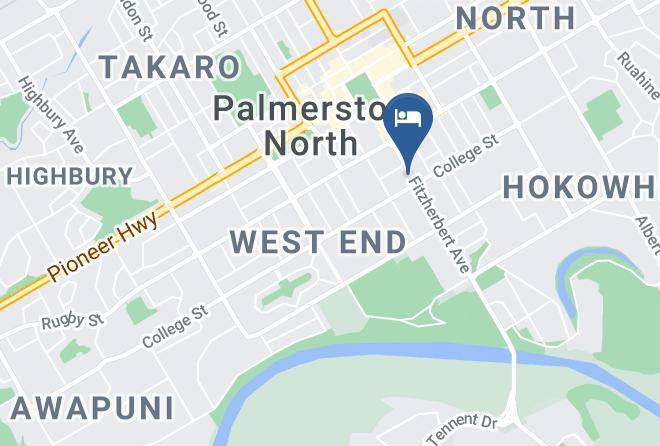 Palmerston North - Distinction Coachman Hotel Palmerston North Maps