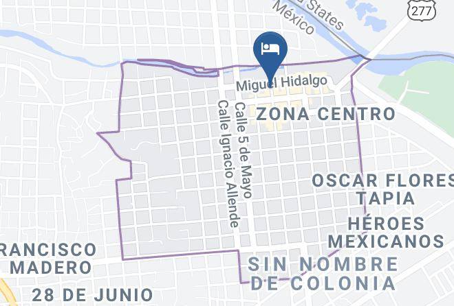 Acuna - Hotel Coahuila Maps