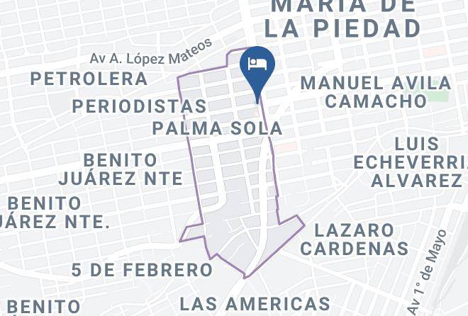 Coatzacoalcos - Hotel Coatza Express Maps