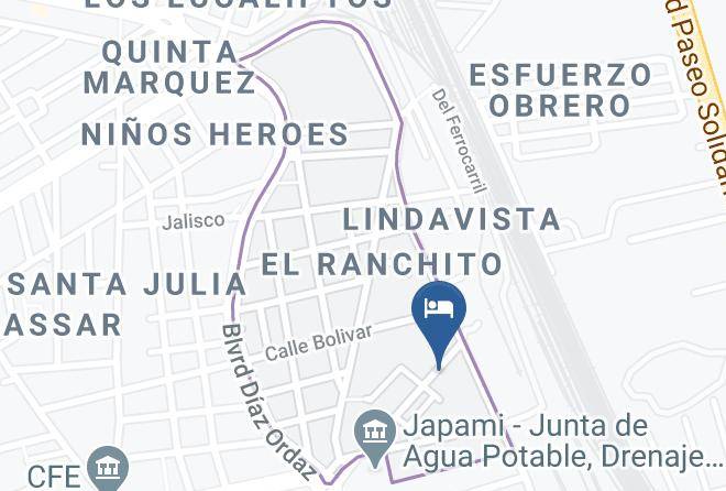 Hotel Cobadonga Map