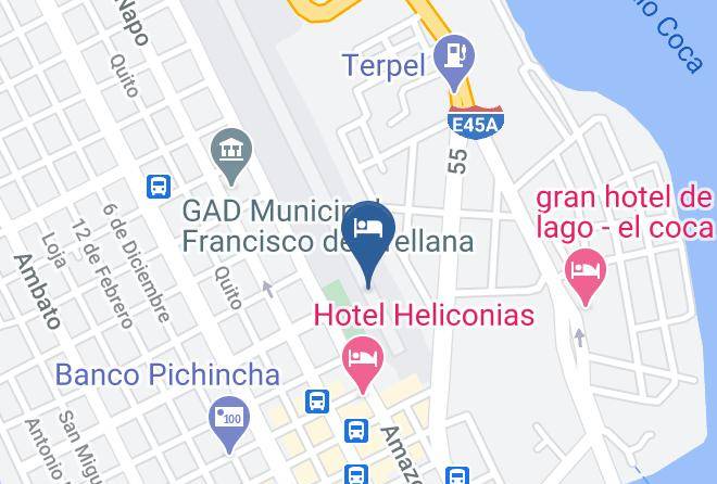 Francisco De Orellana - Hotel Coca Maps