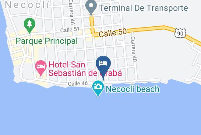 Necocli - Hotel Cocobana Maps