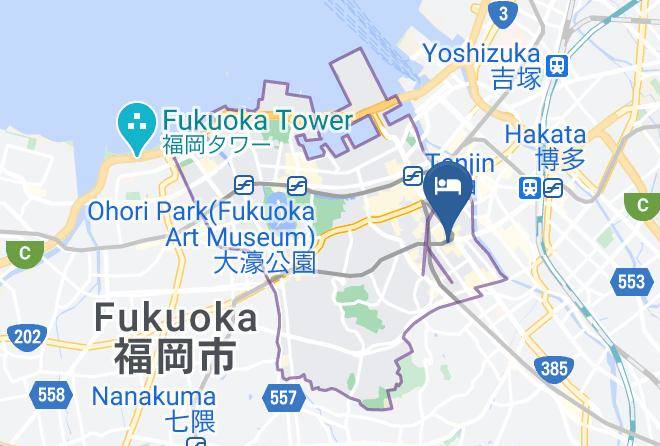 Fukuoka City Chuo Ward - Hotel Cocon Maps