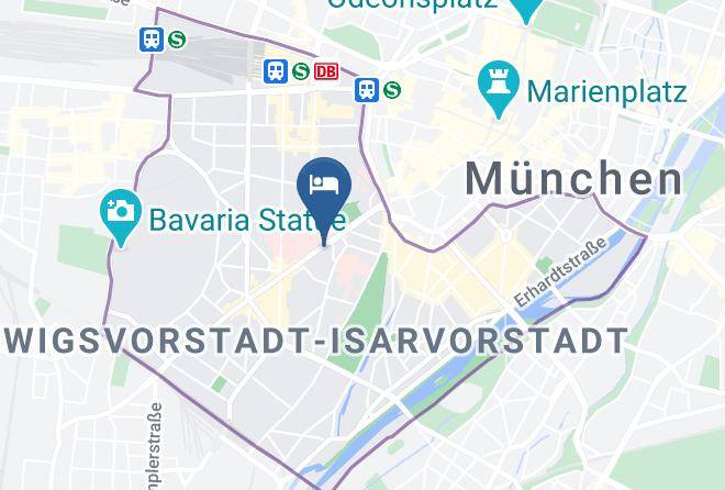 Hotel Cocoon Sendlinger Tor Map