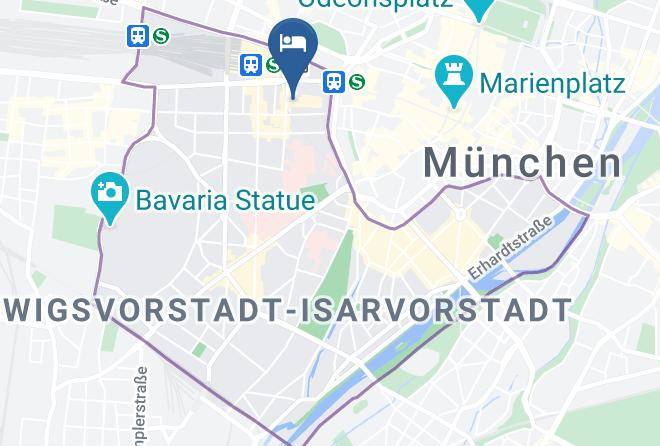 Munich District - Hotel Cocoon Stachus Maps