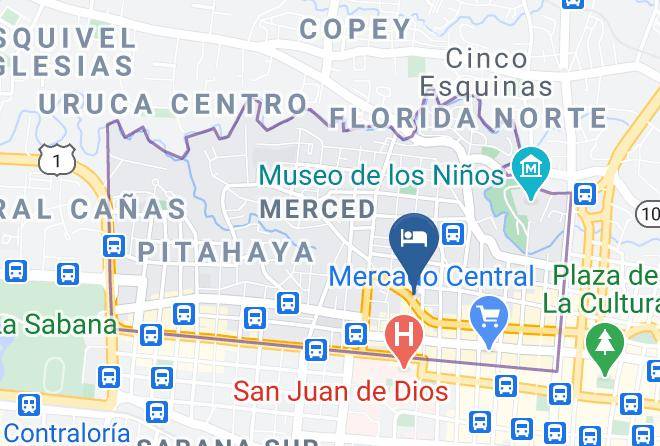 San Jose - Hotel Cocori Maps