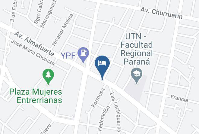 Parana - Hotel Coe Vera Maps