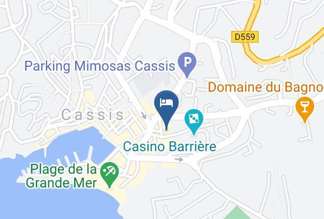 Bouches Du Rhone - Hotel Coeur De Cassis Maps