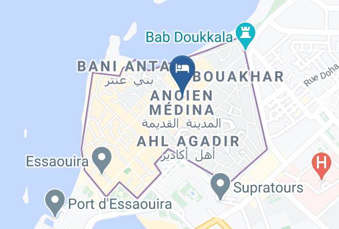 Essaouira - Hotel Coeur De Mogador Maps