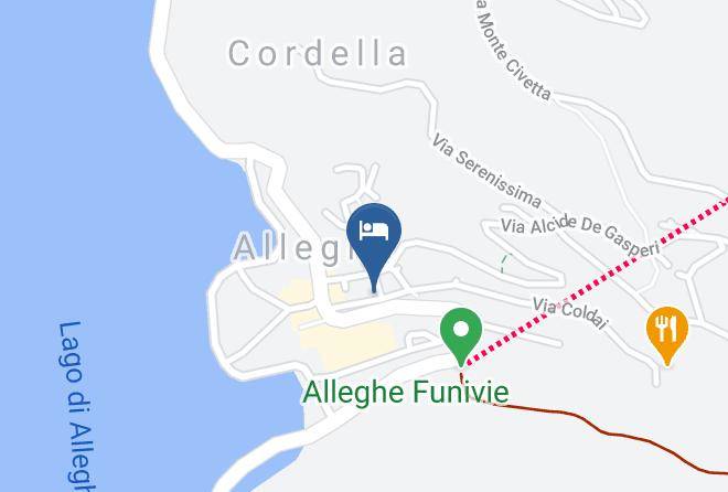 Belluno - Hotel Coldai Maps