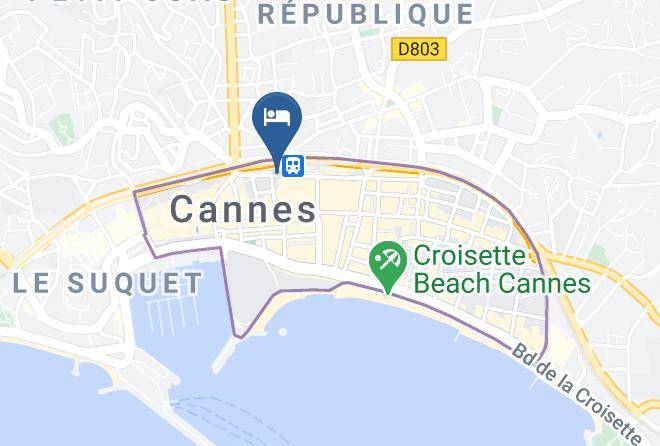 Maritime Alps - Hotel Colette Cannes Centre Maps