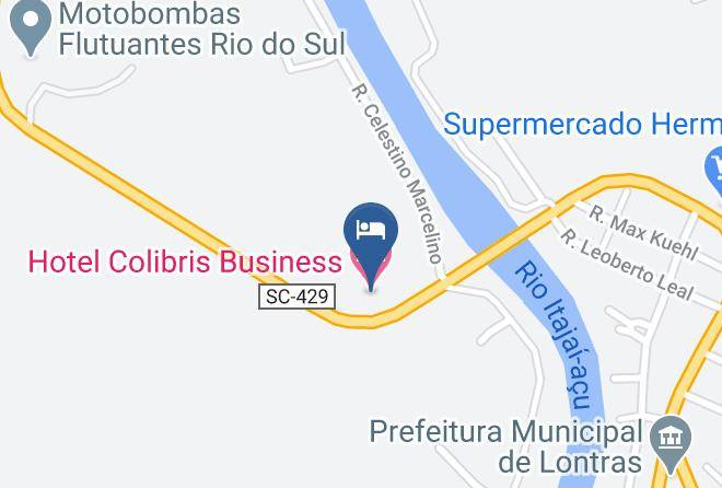 Lontras - Hotel Colibris Business Maps