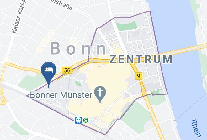 Bonn - Hotel Collegium Leoninum Maps