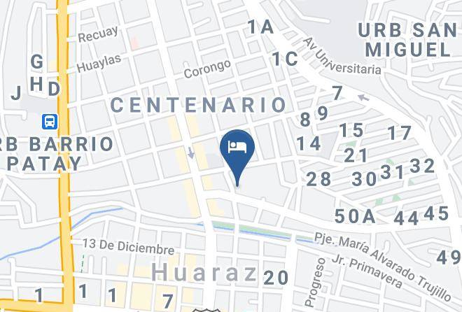 Huaraz - Hotel Colomba Maps