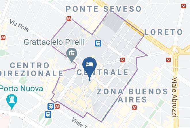 Milan - Hotel Colombia Maps