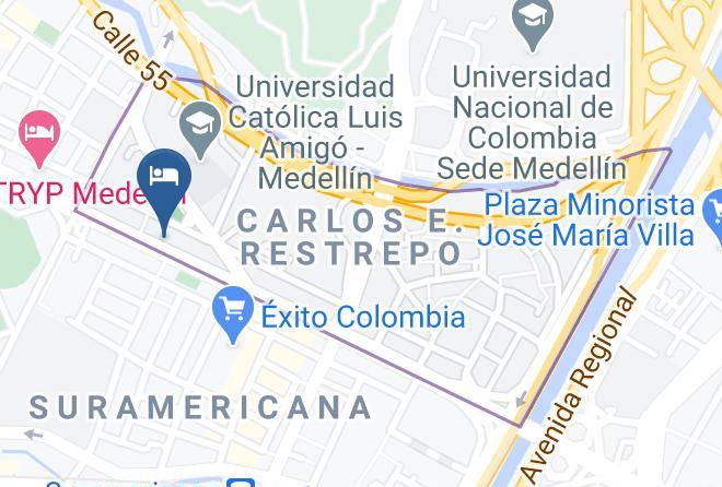 Medellin - Hotel Colombia Real Maps