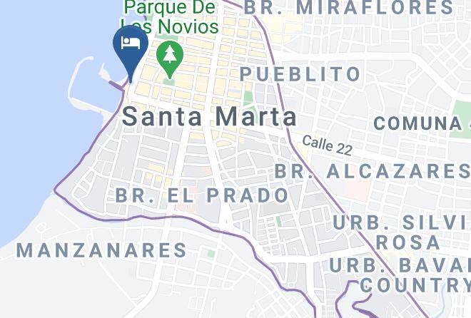 Santa Marta - Hotel Colombia Real Santa Marta Maps
