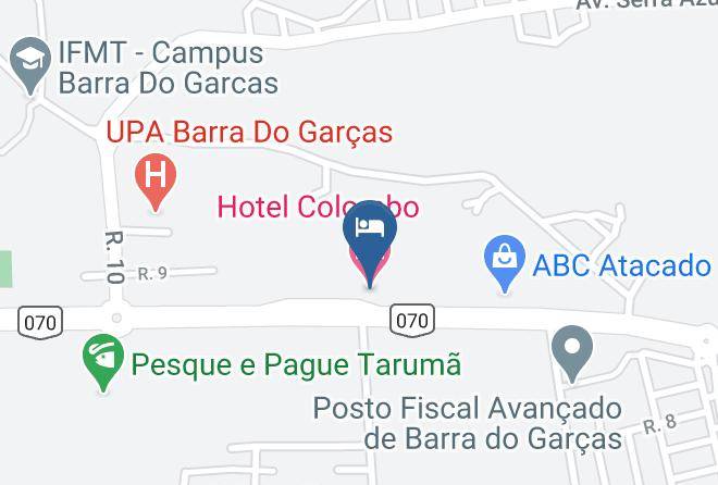 Barra Do Garcas - Hotel Colombo Maps