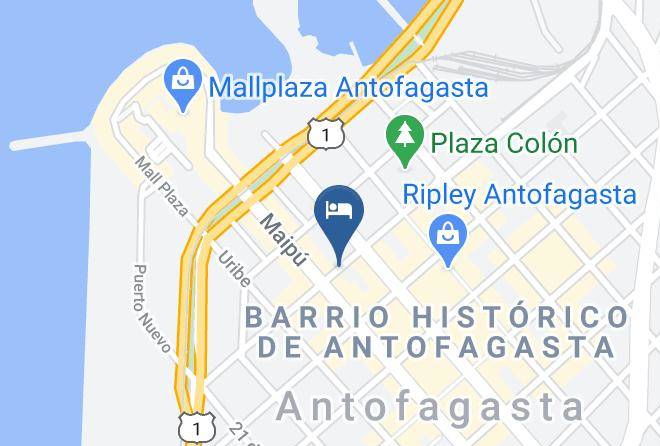 Antofagasta Province - Hotel Colon Maps