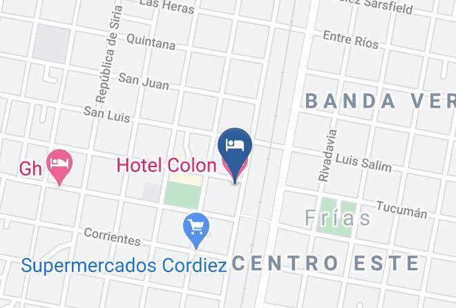 Choya - Hotel Colon Maps