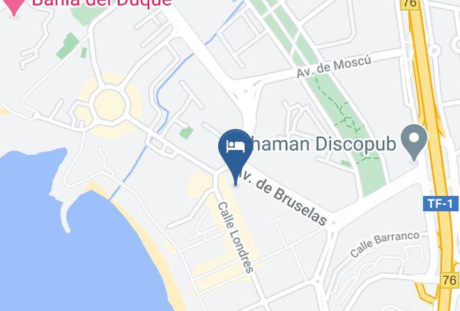 Santa Cruz De Tenerife - Hotel Colon Guanahani Maps
