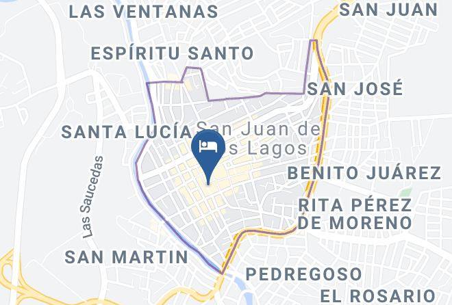 San Juan De Los Lagos - Hotel Colon Maps
