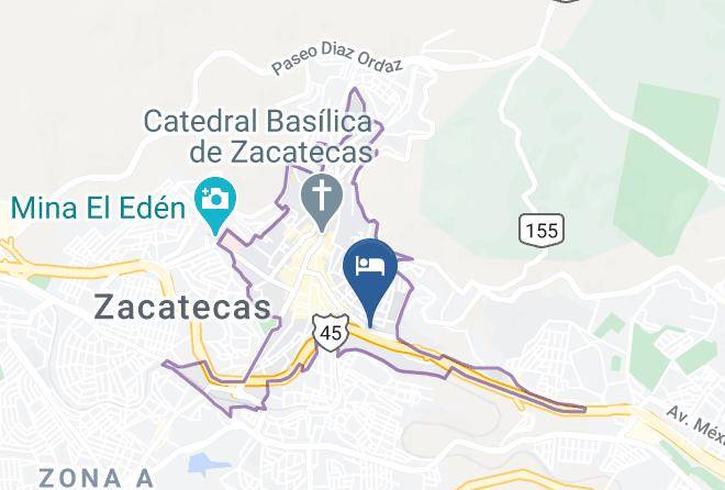 Zacatecas Zacatecas Centro - Hotel Colon Zacatecas Maps