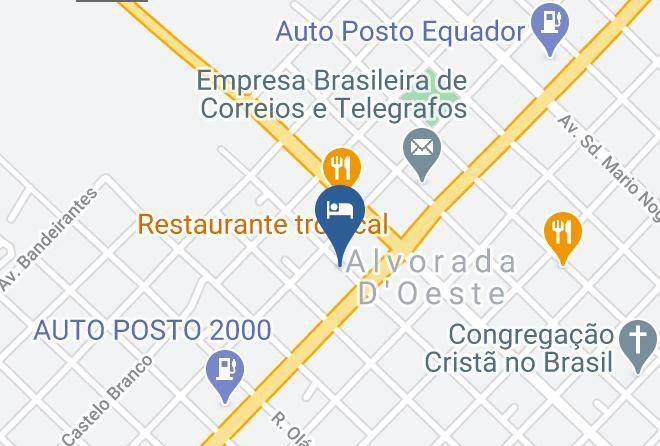 Alvorada D Oeste - Hotel Colonial Maps