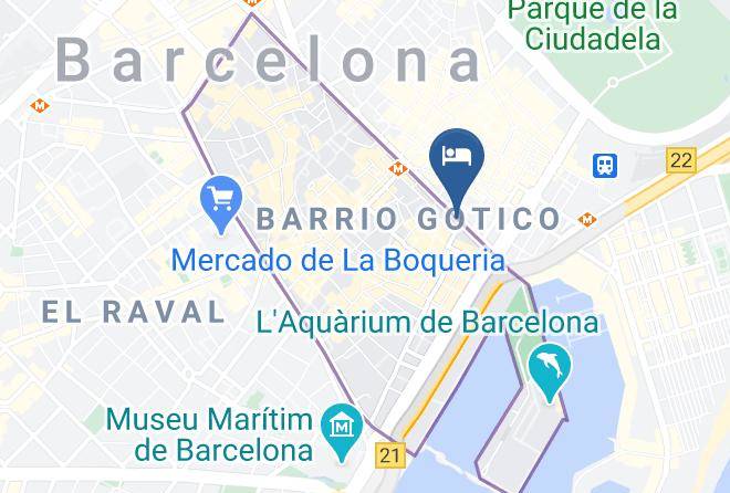 Barcelona - Hotel Colonial Barcelona Maps