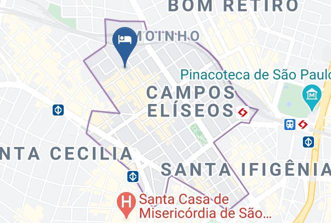 Sao Paulo Santa Cecilia - Hotel Colonial Classic Maps