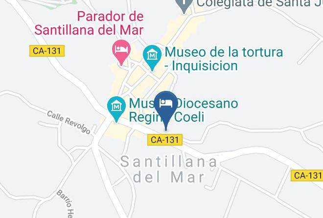 Santillana - Hotel Colonial De Santillana Santillana Del Mar Cantabria Maps