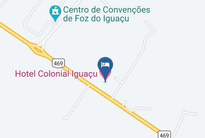 Foz Do Iguacu - Hotel Colonial Iguacu Maps