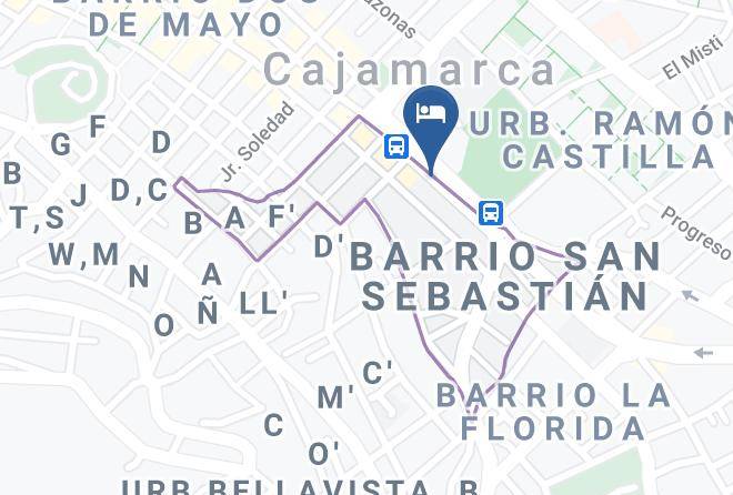 Cajamarca - Hotel Colonial Inn Maps