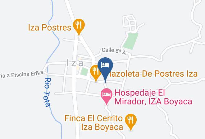 Iza - Hotel Colonial Iza Maps
