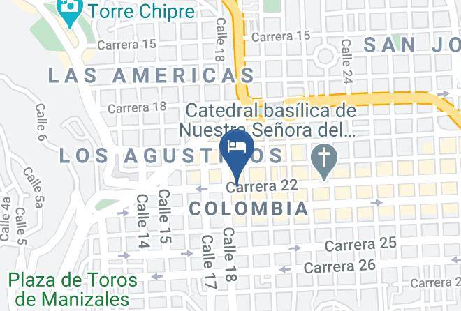 Manizales - Hotel Colonial Manizales Maps