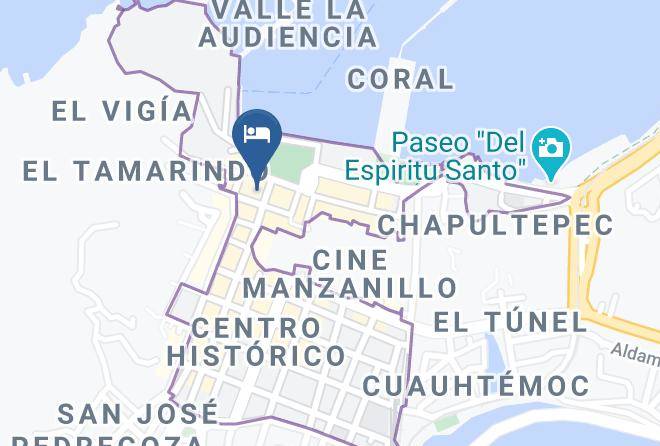 Manzanillo - Hotel Colonial Maps