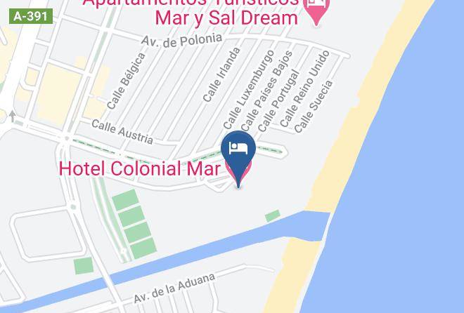 Almeria - Hotel Colonial Mar Maps