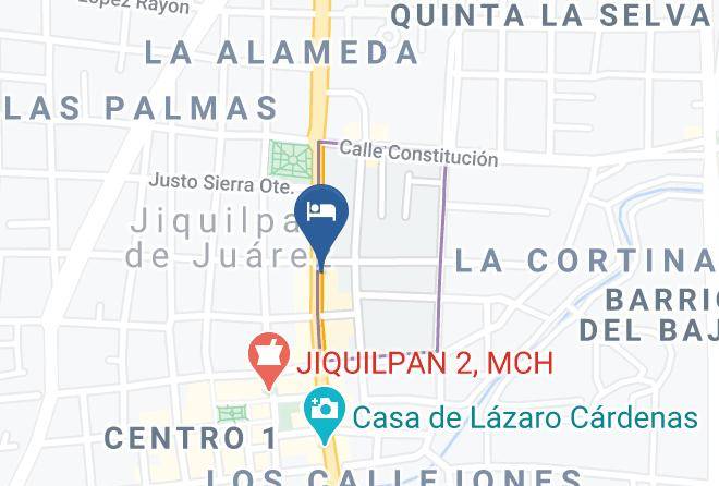 Jiquilpan - Hotel Colonial Mendoza Maps