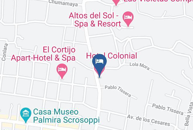 Santa Rosa Dellara - Hotel Colonial Maps