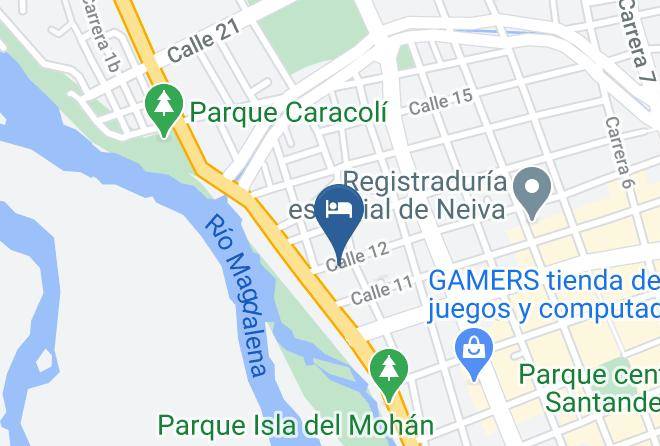 Neiva - Hotel Colonial Maps