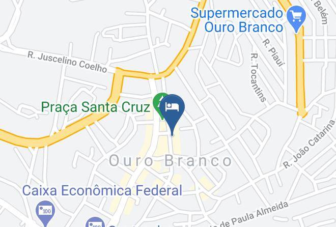 Ouro Branco - Hotel Colonial Maps