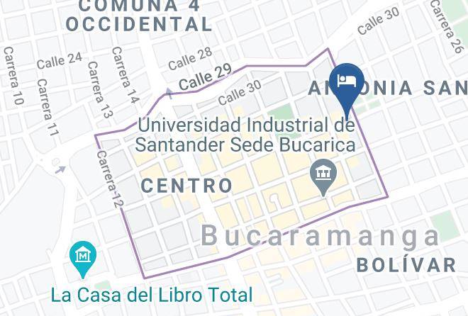 Bucaramanga - Ayenda Hotel 1507 Colonial Plaza Maps