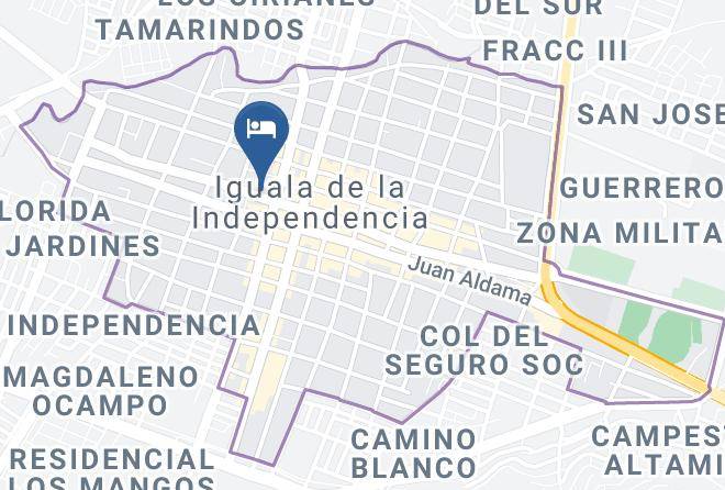 Iguala De La Independencia - Hotel Colonial Rivera Maps