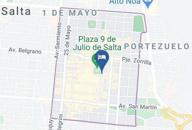 Salta - Hotel Colonial Salta Maps