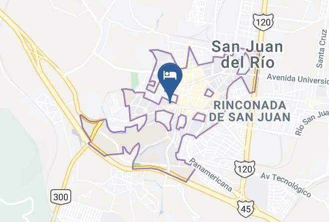 San Juan Del Rio - Hotel Colonial San Juan Maps